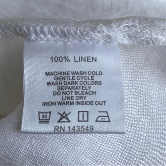 ❤️HP❤️ Simply NYC Linen Embroidered Soutache BoHo Tunic Top - Picture 13 of 15